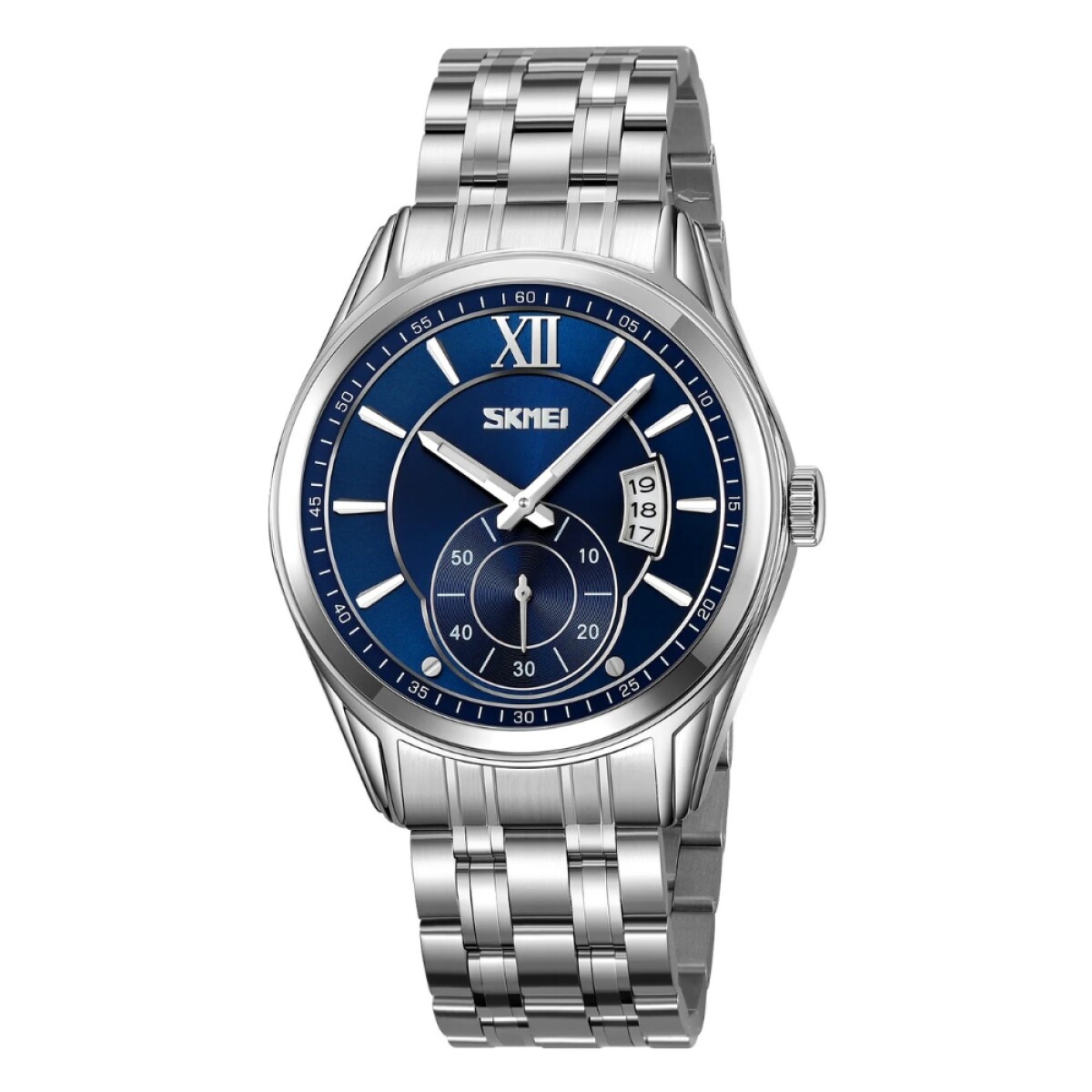 Reloj Skmei 9319sibu Para Hombre En Acero 