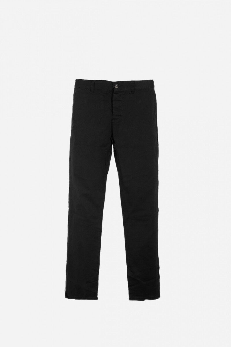 Pantalón chino recto NEGRO