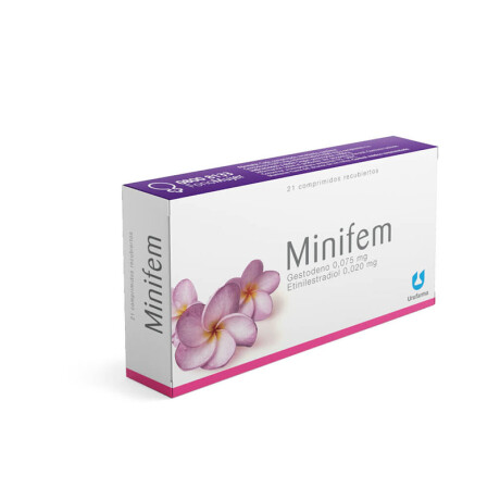 Minifem anticonceptivas x21 comprimidos Minifem anticonceptivas x21 comprimidos