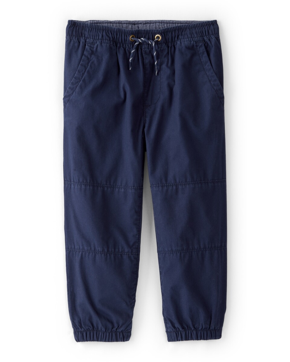 Pantalón deportivo de algodón, azul marino 