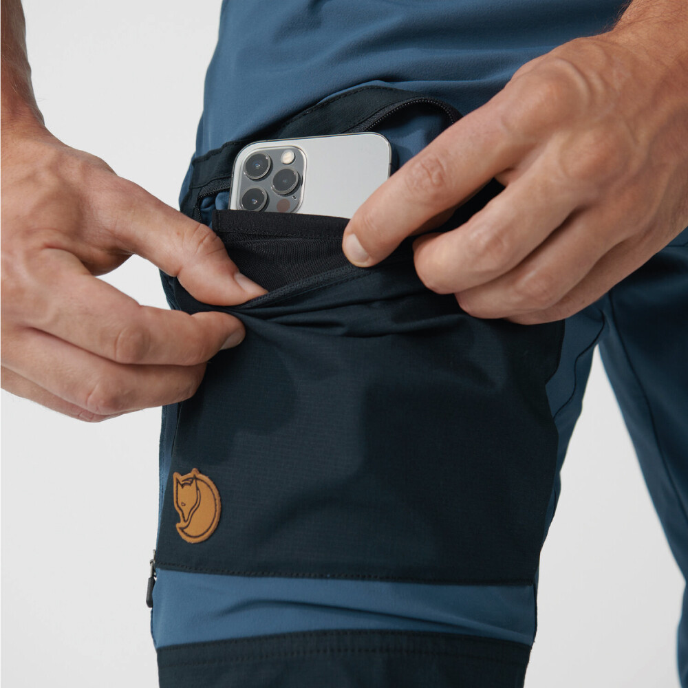 Pantalón Fjallraven Keb Agile Trousers Hombre Indigo Blue-Dark Navy