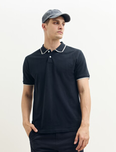 520976 REMERA HARRINGTON LABEL Azul Oscuro