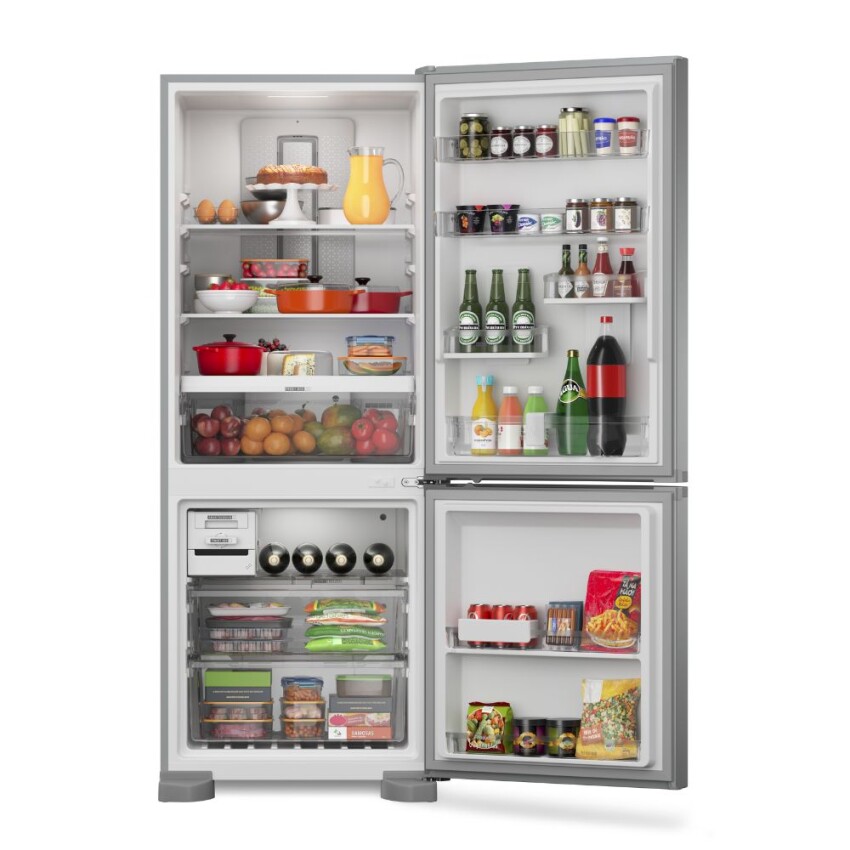Heladera Whirlpool WRE57 combi inox. Heladera Whirlpool WRE57 combi inox.