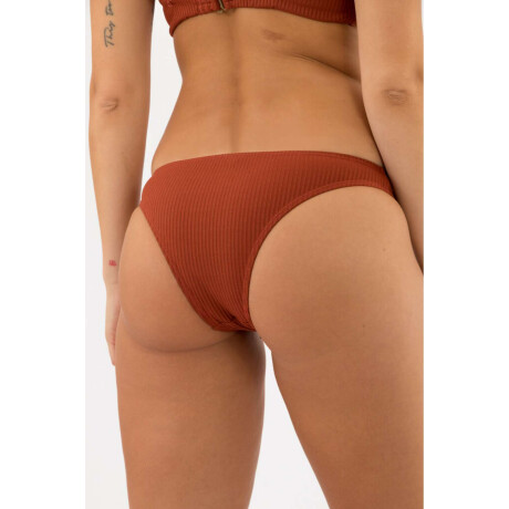 Vedetina basica textura rib Terracota