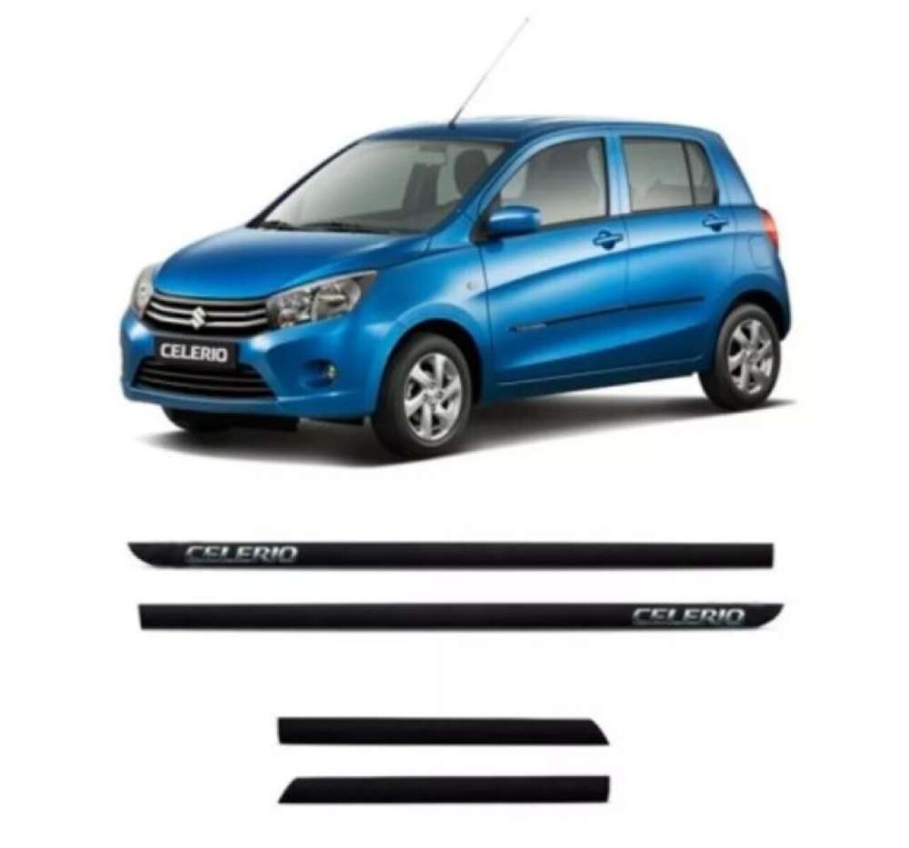 Baguetas Auto Específicas Suzuki Celerio - Negro 