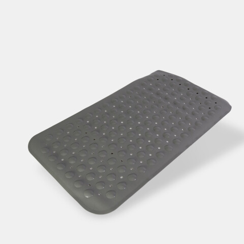 ALFOMBRA PLAST GRIS P/BAÑO 38X70CM Unica