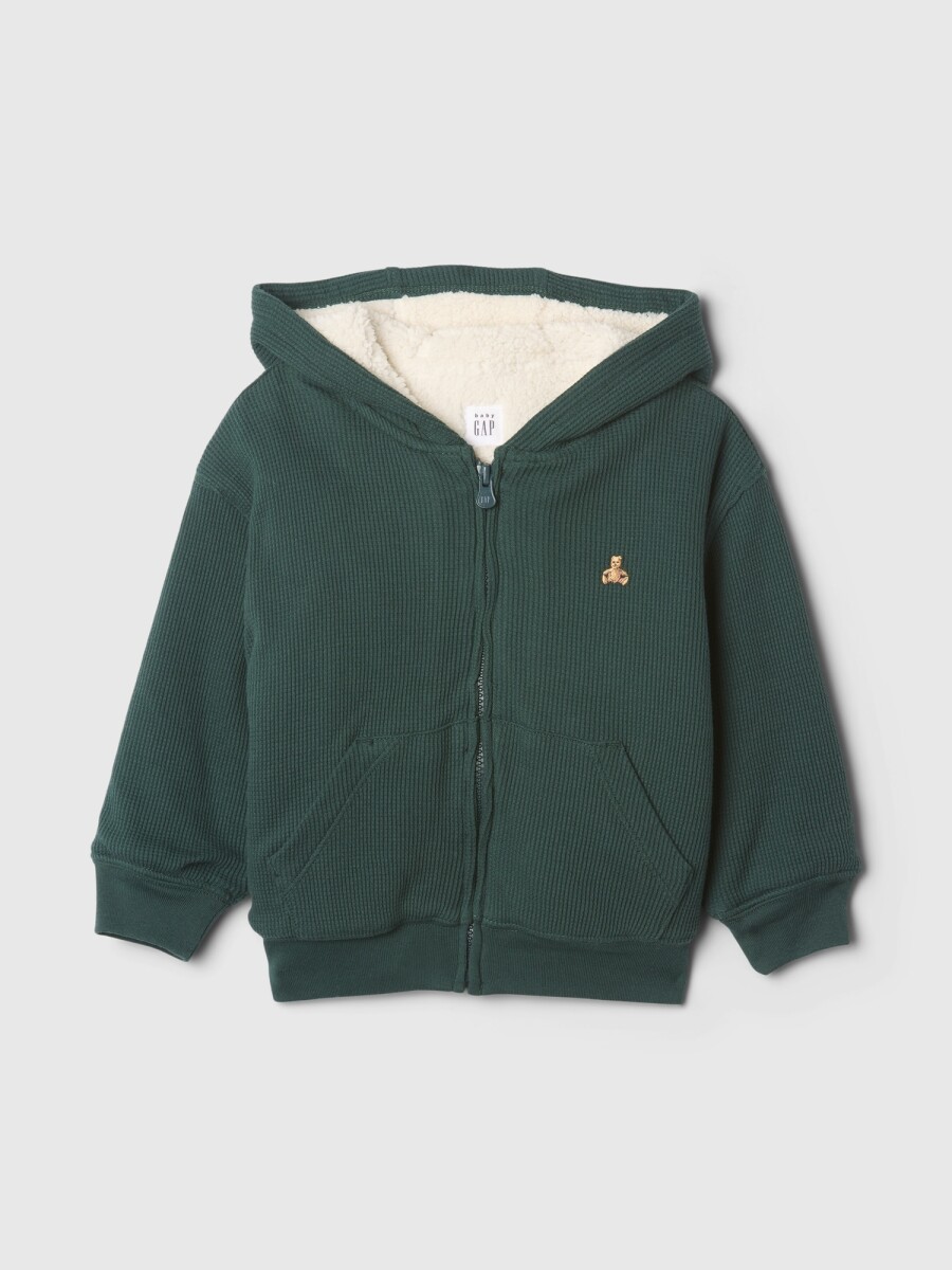 Canguro Con Corderito Con Cierre Toddler Niño - Essex Green 702 
