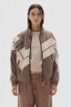 Campera Olímpica Print Brown
