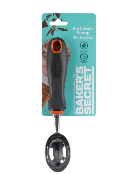 CUCHARA HELADO 21.5CM PP/ACERO INOX. NEGRO CUCHARA HELADO 21.5CM PP/ACERO INOX. NEGRO