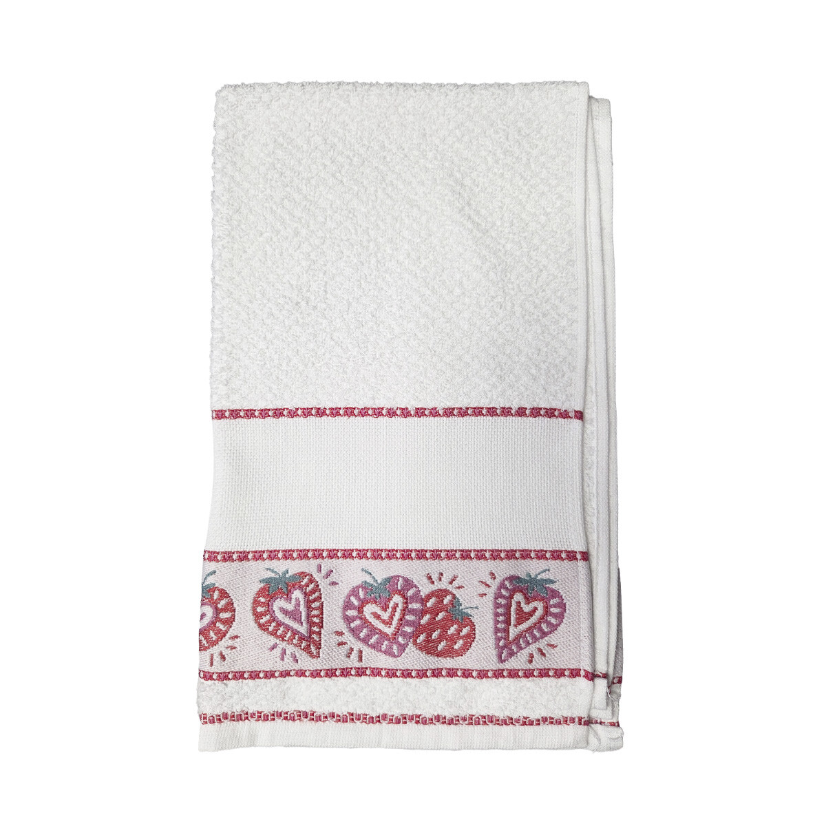 Repasador Jacquard para Bordar Dohler 45 cm x 70 cm - 30012931 FRUTILLAS 