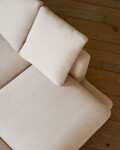 Sofá Gala 4 plazas con chaise longue derecho beige 300 cm