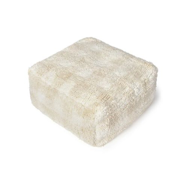 Pouf lavable - Vichy - Ivory - Lorena Canals Pouf Lavable - Vichy - Ivory - Lorena Canals