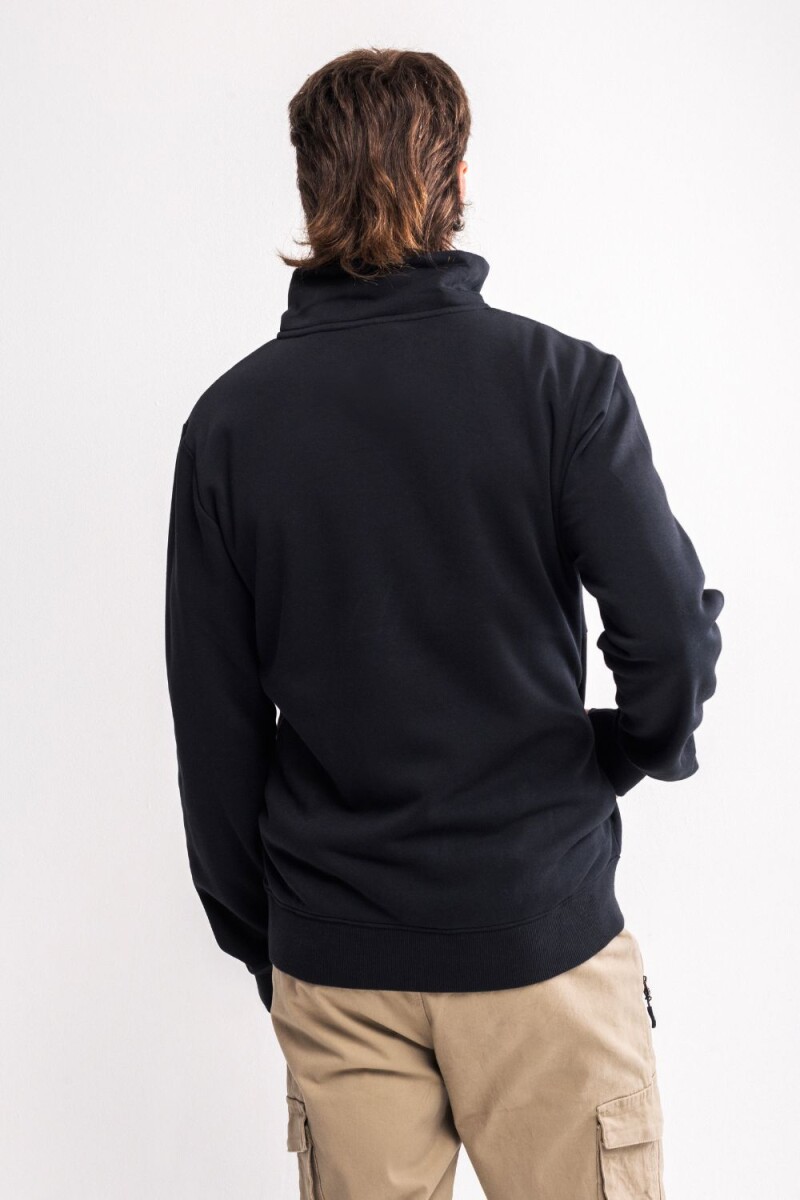 Buzo medio cierre Barcelona Negro