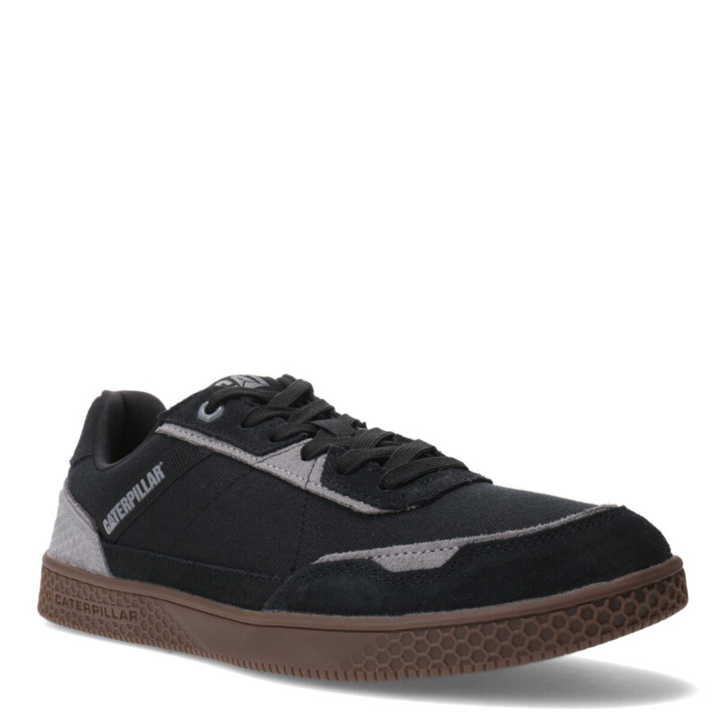 Championes de Hombre Caterpillar Pause Retro Canvas Negro