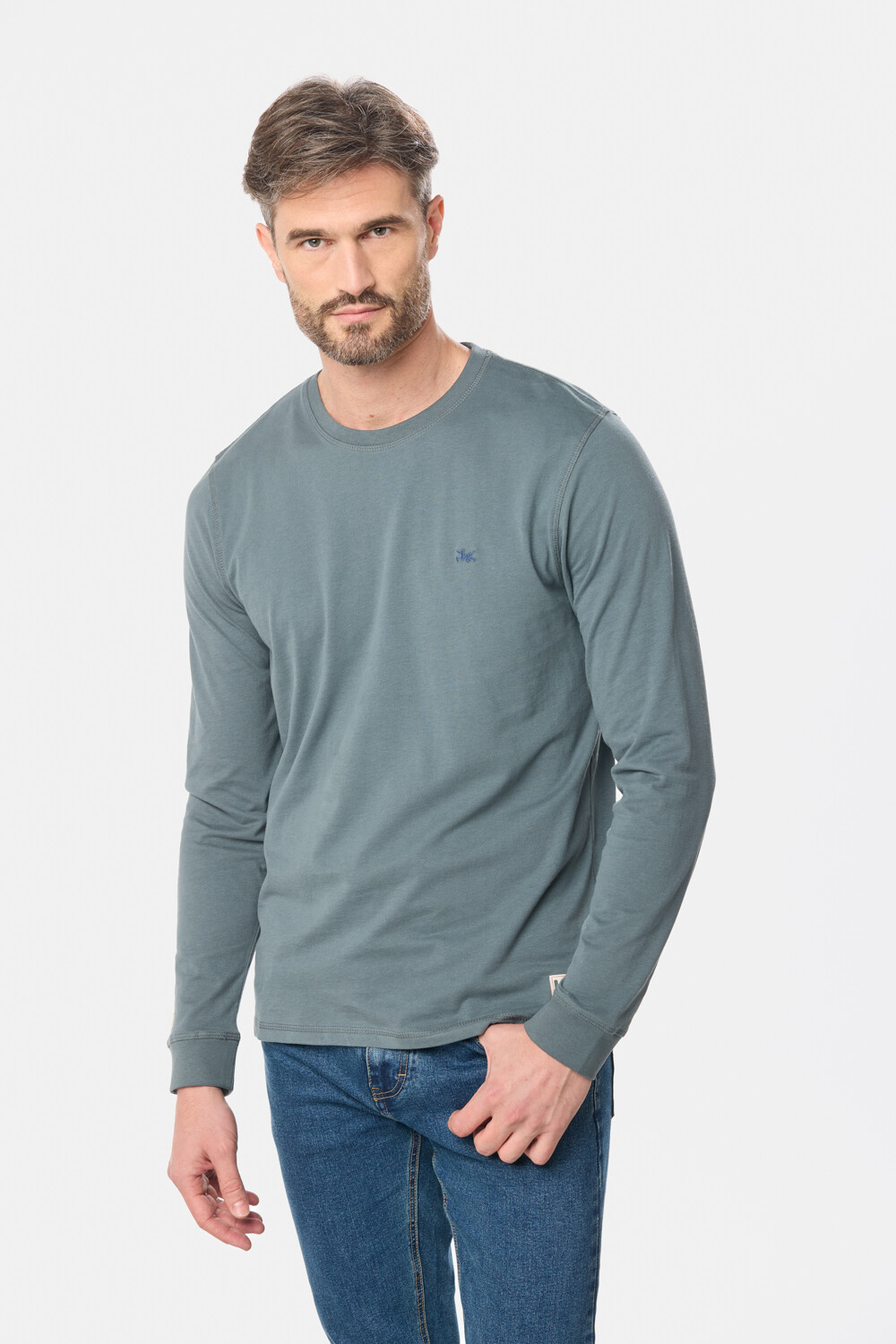 REMERA BÁSICA DE ALGODÓN Petroleo