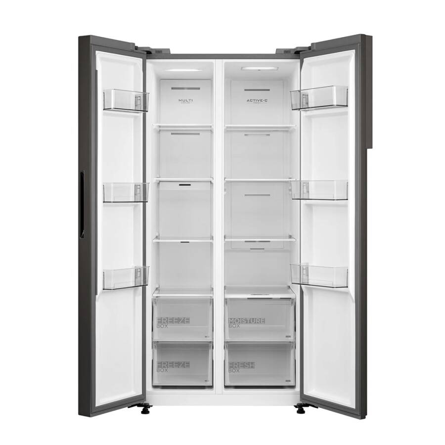 Heladera Black Inverter 482L Side by side Midea MDRS619FGR28 Heladera Black Inverter 482L Side by side Midea MDRS619FGR28