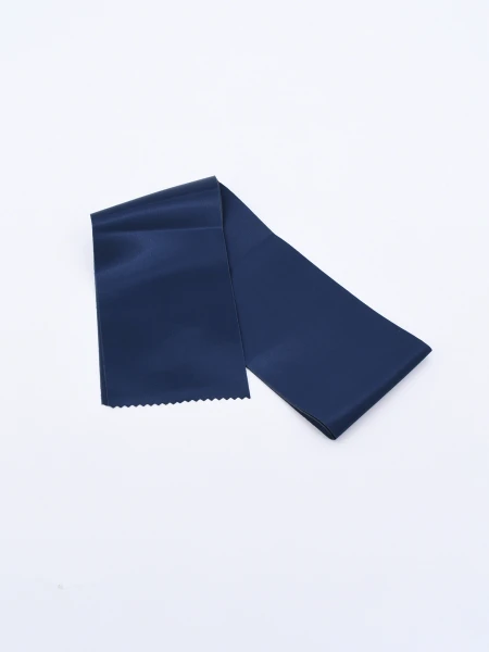MOÑA DE RASO AZUL OSCURO