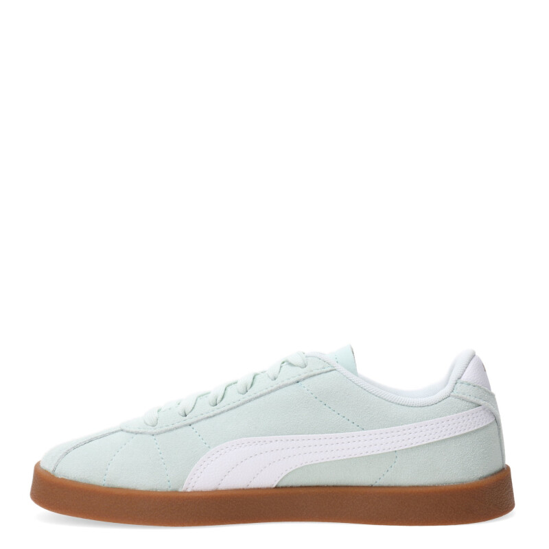 Championes de Mujer Puma Club II W Verde Agua - Blanco