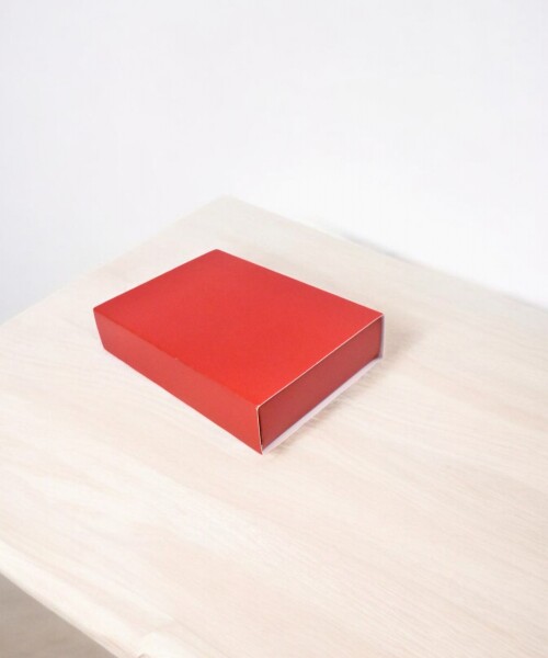 Caja 13 tipo caja fosforo 10x14x3 cm. ROJO