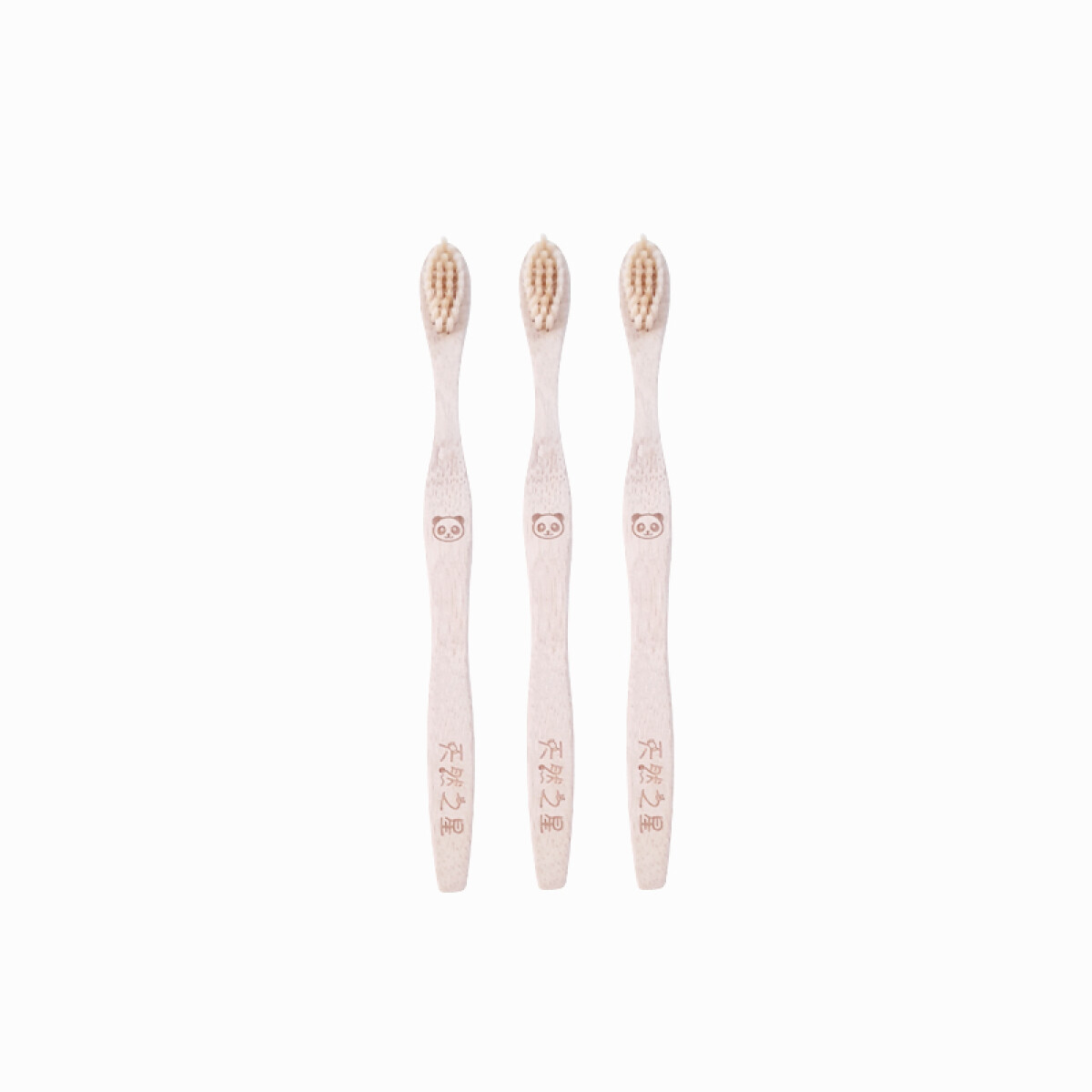 Cepillo de dientes de madera x3 unidades - Cepillo De Dientes De Madera X3 Unidades 