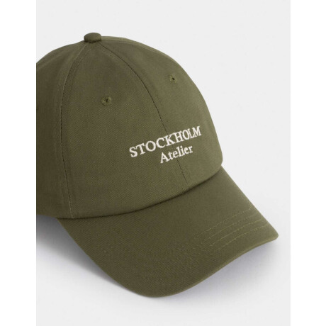 Gorra Bordada Verde Medio