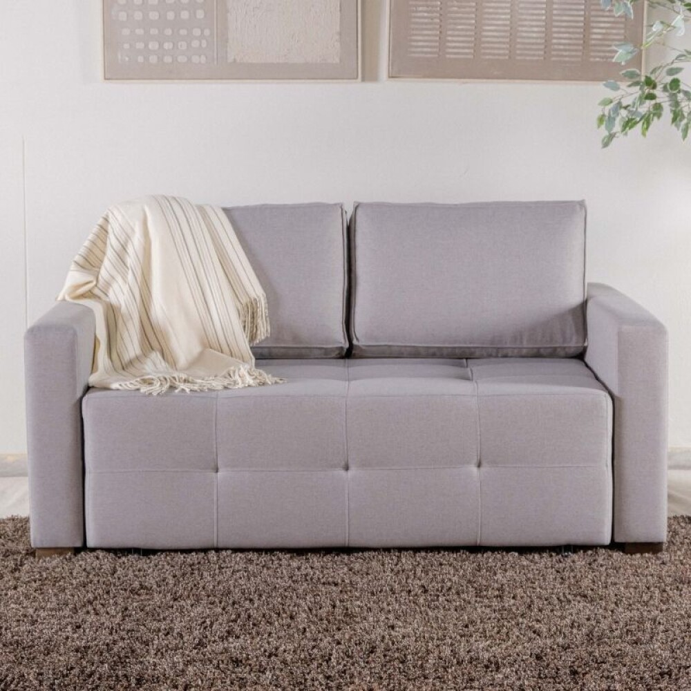 Sofá Cama Torres 2 Cuerpos Gris