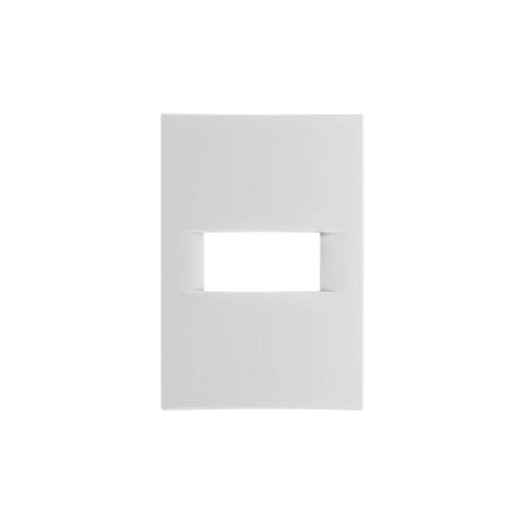 Plaqueta VIRNA para 1 módulo blanco GEWISS GC2101
