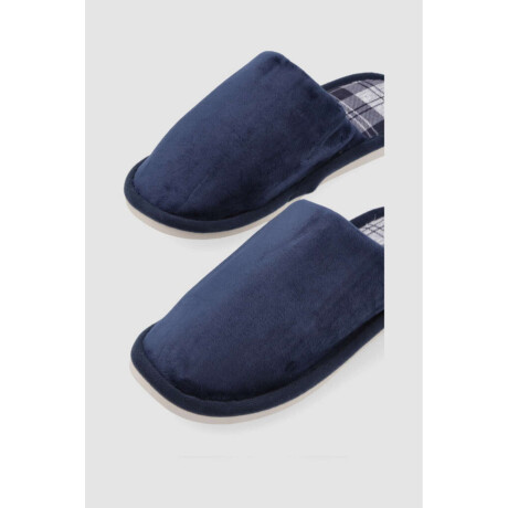 Pantufla escoces 24 Azul