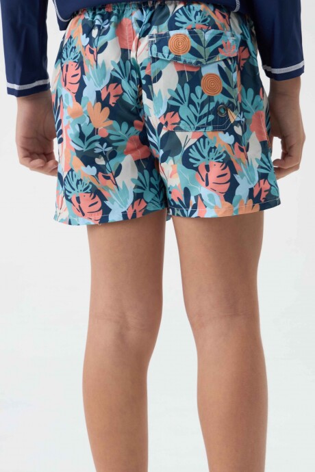 SHORT OLIVER NIÑO ESTAMPADO Tropical