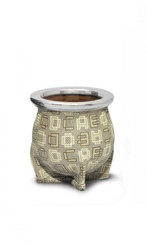 MATE DE CERÁMICA CHICO DELTA LETRAS