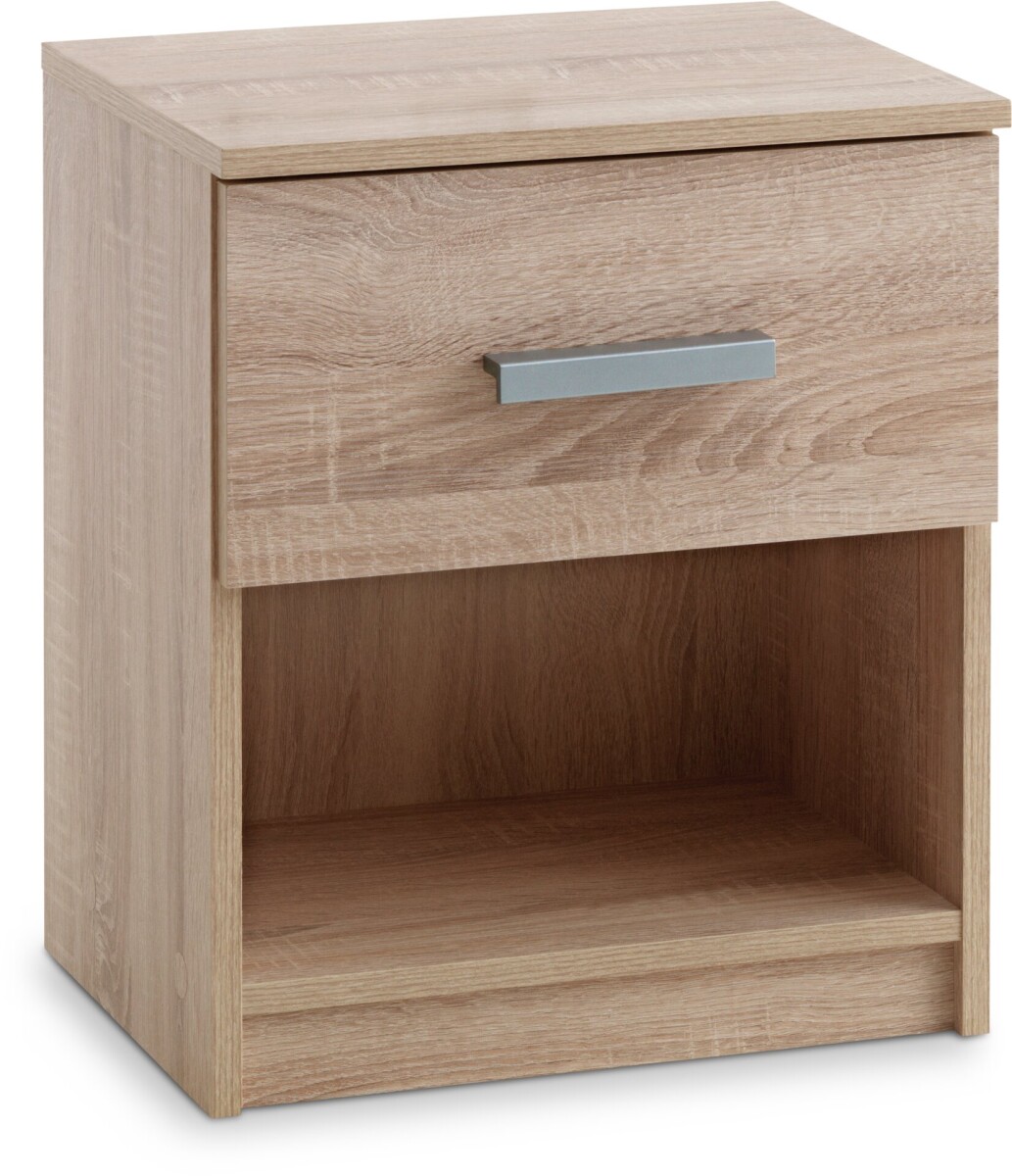 Mesita de noche TAPDRUP 1 cajón roble 
