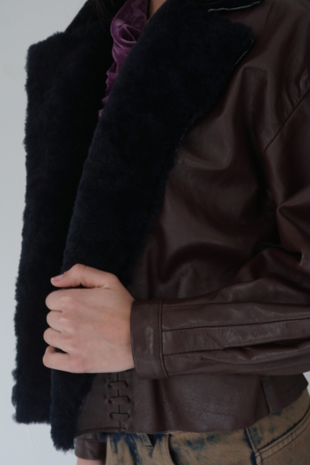 Campera Furor Chocolate / Azul