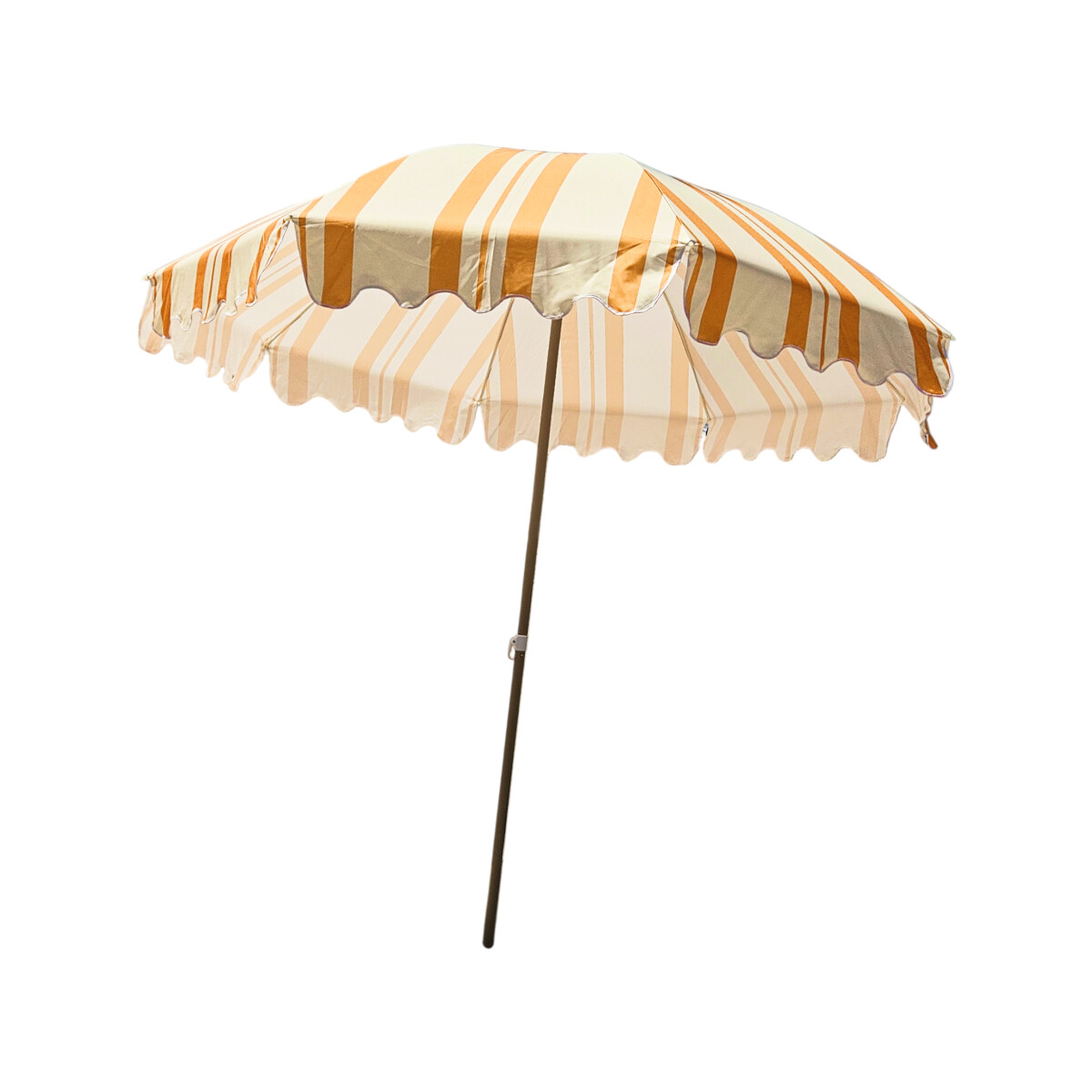 Sombrilla rayada 2.10x1.80 cm Club Petates - Amarillo 