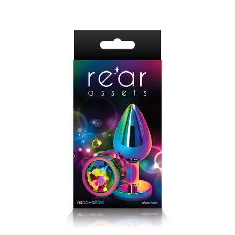 Plug Anal Rear Assets Multicolor Mediano Arcoiris Plug Anal Rear Assets Multicolor Mediano Arcoiris