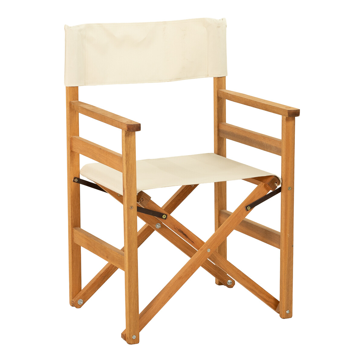 Sillón Director Madera y Lona - Crudo 