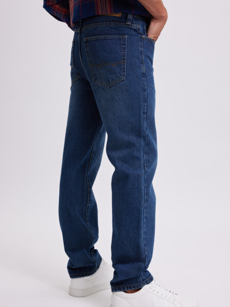 Pantalón de jean clásico Azul Oscuro
