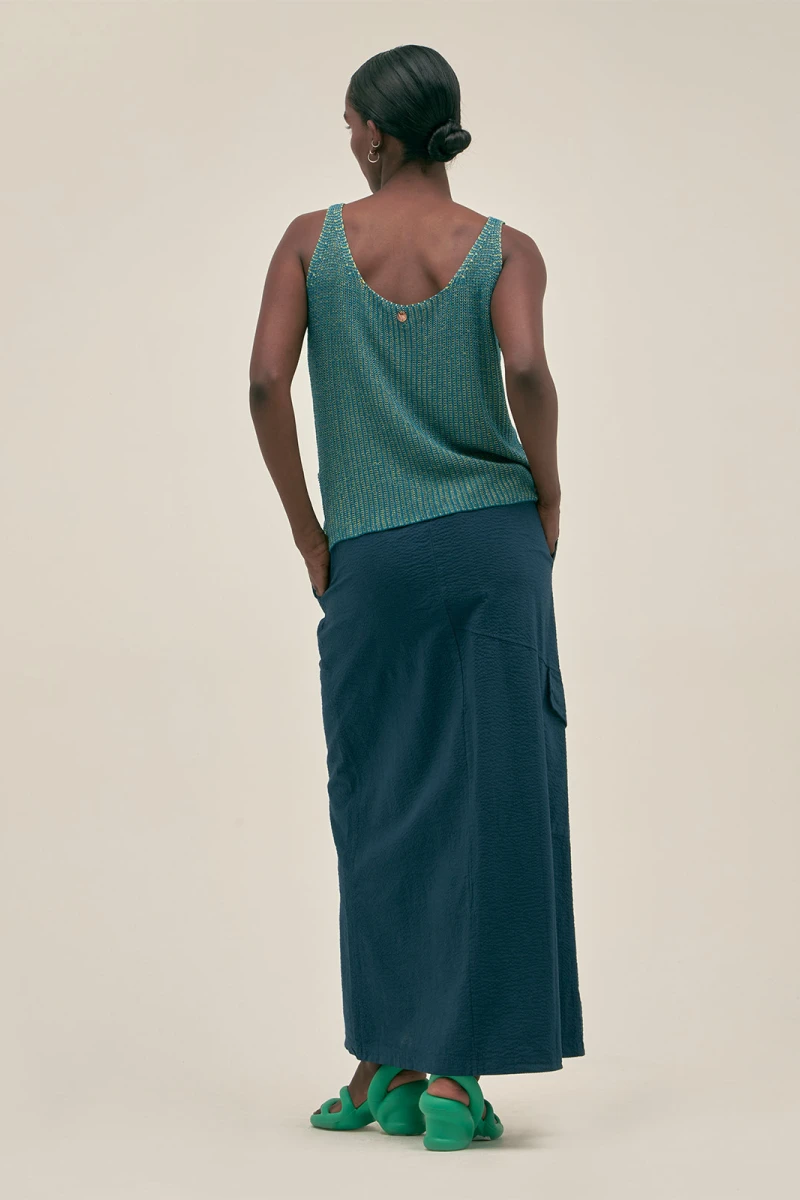 AMELIE SKIRT Navy Pol
