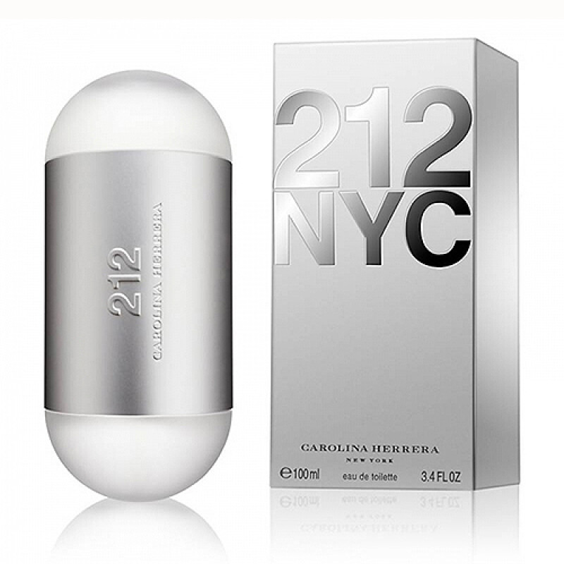 PERFUME CAROLINA HERRERA 212 NYC EDT 100ML-(Mujer) Sin color