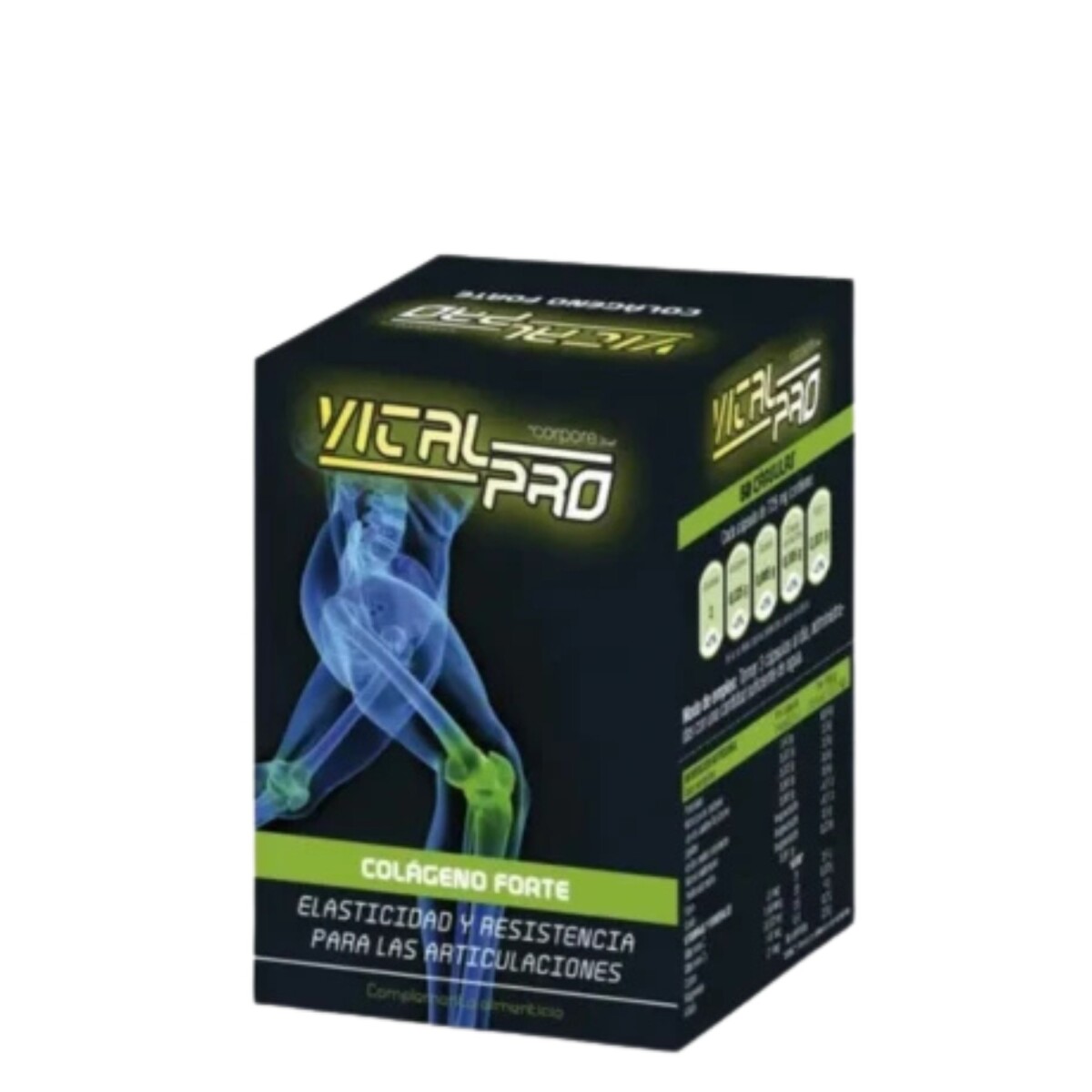 ¡OFERTA IMPERDIBLE! Colágeno Forte Vital Pro x 60 Cáps CORPORE 
