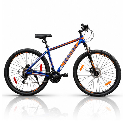 BICICLETA MTB BACCIO SUNNY MAN 21 VEL. RODADO 29 NARANJA Y AZUL Bicicleta Mtb Baccio Sunny Man 21 Vel. Rodado 29 Naranja Y Azul