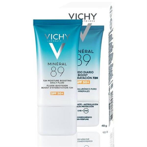 Fluido Hidratante con Protector Solar SPF 50+ Minéral 89 50 ml - Vichy Fluido Hidratante con Protector Solar SPF 50+ Minéral 89 50 ml - Vichy