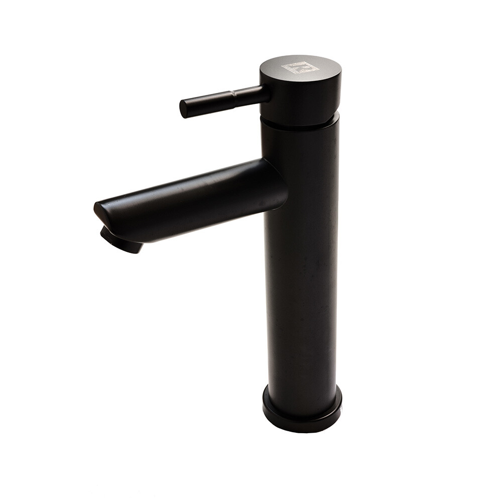 GRIFERÍA MONOCOMANDO PARA LAVATORIO MODELO PALITO 31 CM ACERO COLOR NEGRO Grifería Monocomando Para Lavatorio Modelo Palito 31 Cm Acero Color Negro