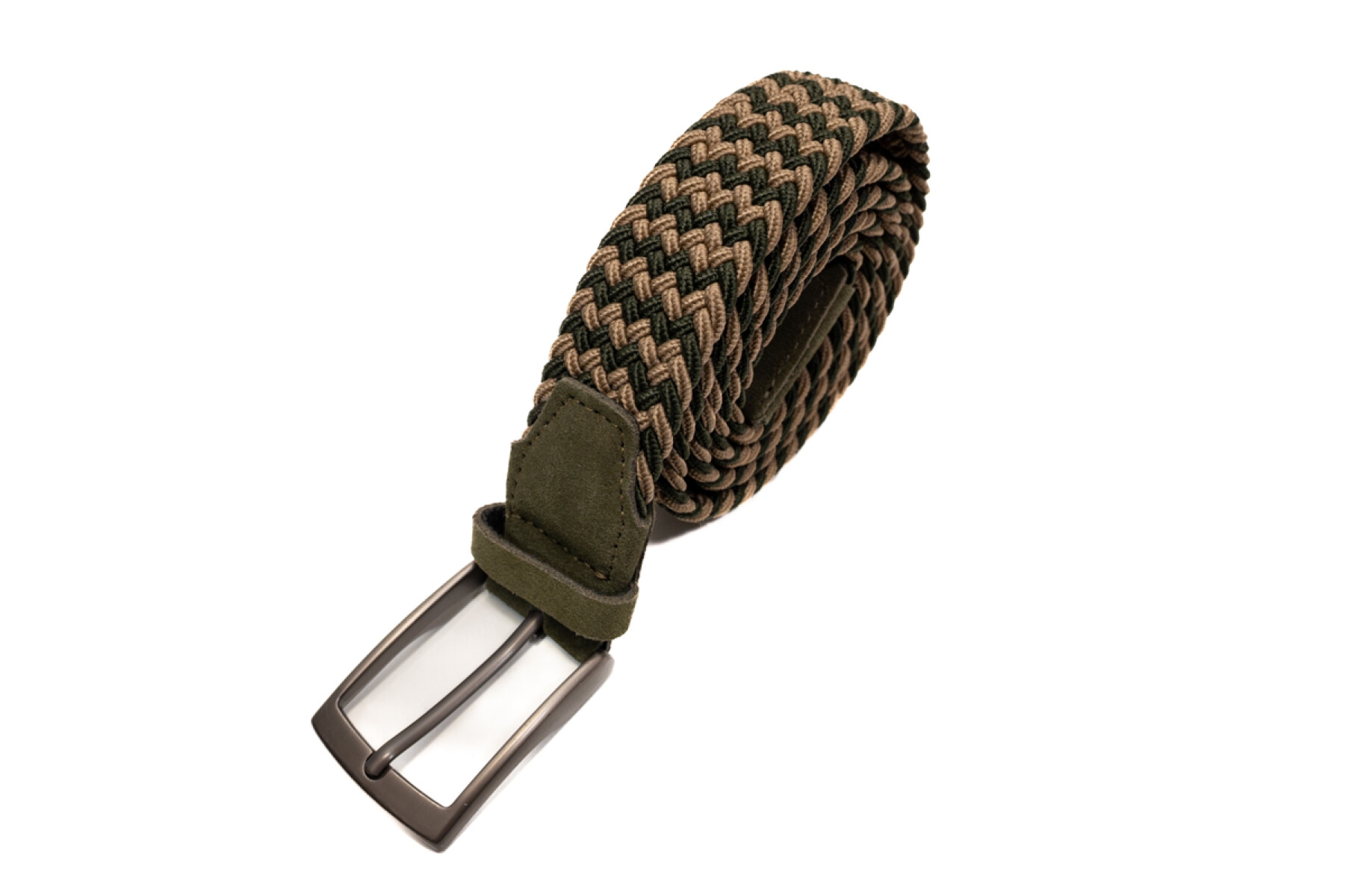 Cinturon Elastizado - BEIGE/GREEN 