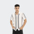 Camisa Reef Manga corta a Rayas Blanco