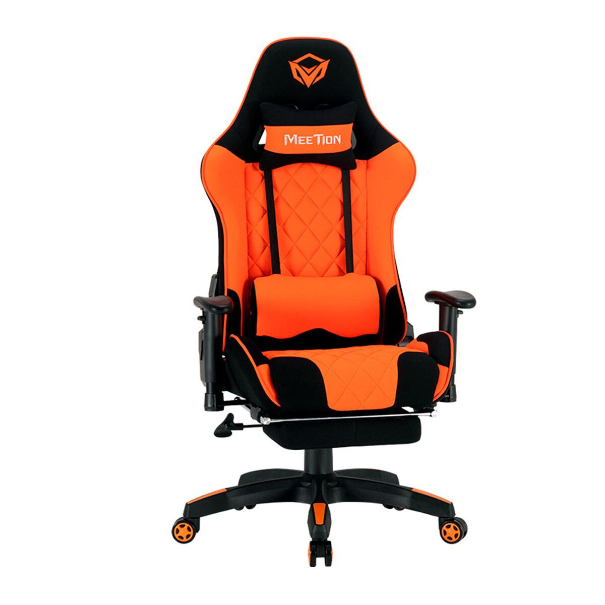 SILLA GAMER MEETION CHR25 NEGRO/NARANJA 