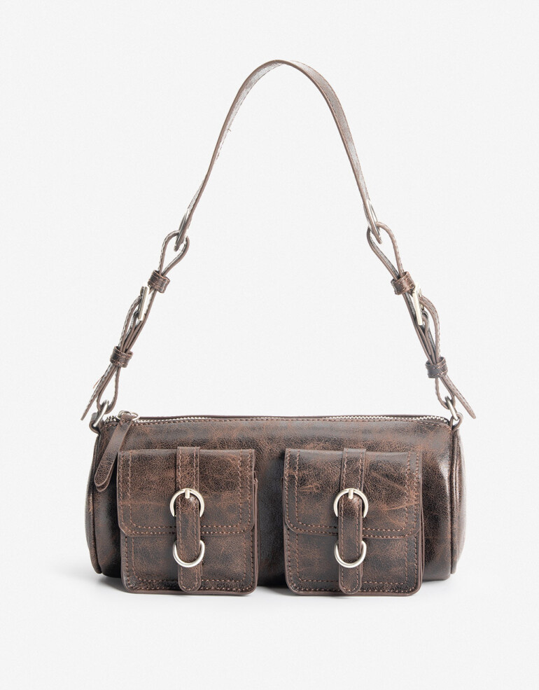 City Cartera Formato Baguette - Marron Chocolate