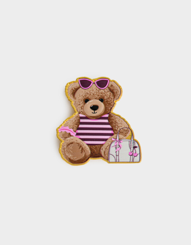 Pin Esmaltado Pin Metálito Teddy - Combinacion Multicolor