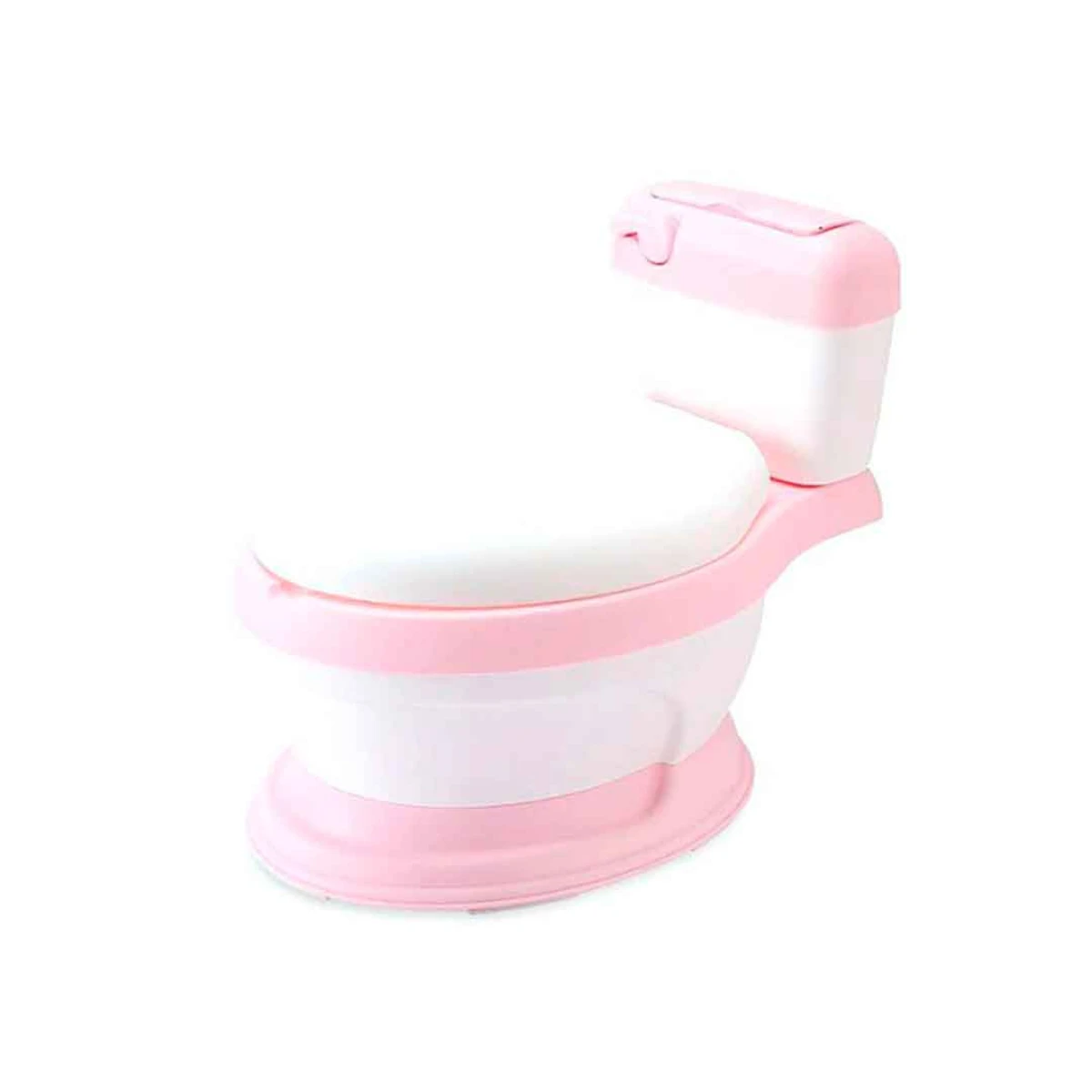 Pelela Estilo Inodoro Acolchonado - ROSA 