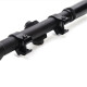 Mira telescópica rifle chumbera 4x28 con 2 anillas riel 11 mm GRIS
