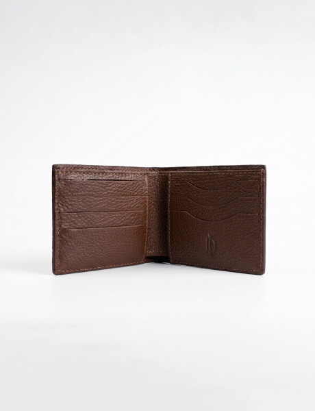 Billetera cuero marron